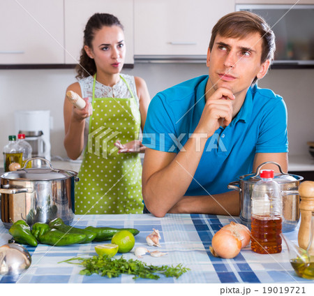 person criticizing young spouse person criticizing young spouse 19019721