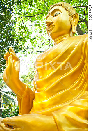 The golden Buddha statue ,thailand 19022938