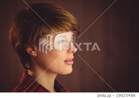 Pretty young woman posing 19025486