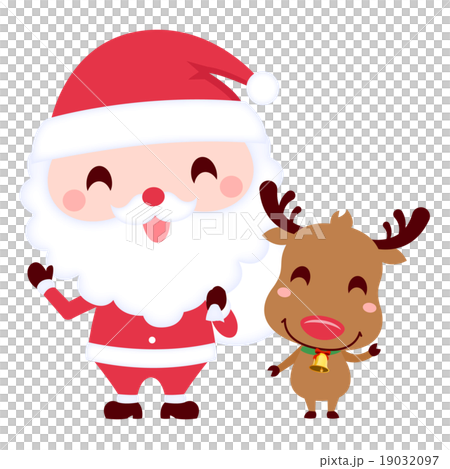 聖誕老人馴鹿角色 19032097