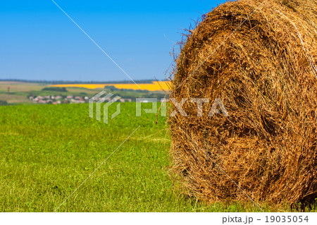 Big bale of straw 19035054