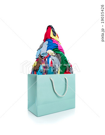 Bag full of clothes 19035426