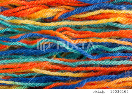 Many colorful yarns 19036163
