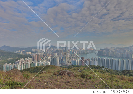 Downtown Kowloon Hongkong from Tsuen Wan Downtown Kowloon Hongkong from Tsuen Wan 19037938