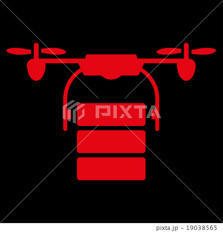 Cargo Drone Icon 19038565