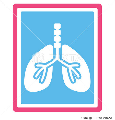 Lungs X-Ray Photo Icon Lungs X-Ray Photo Icon 19039028