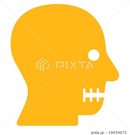 Sewn Mouth Icon Sewn Mouth Icon 19039075