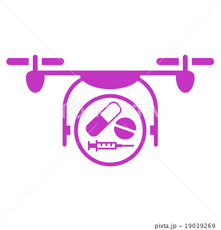 Medication Quadcopter Icon 19039269