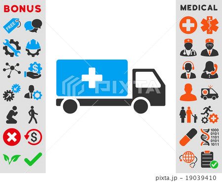 Medical Shipment Icon Medical Shipment Icon 19039410