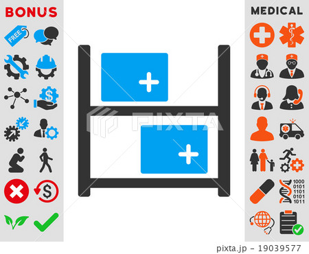Medical Warehouse Icon 19039577