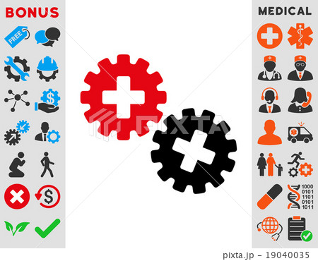 Medical Gears Icon 19040035