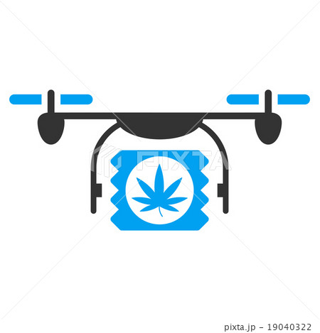 Drugs Drone Shipment Icon 19040322