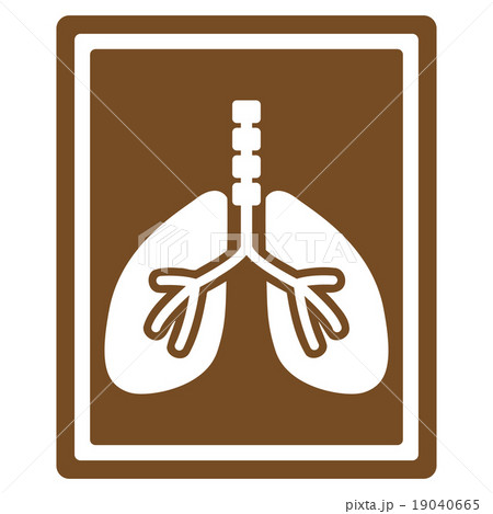 Lungs X-Ray Photo Icon Lungs X-Ray Photo Icon 19040665