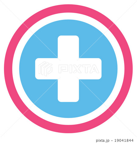 Rounded Cross Icon 19041844