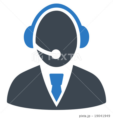 Call Center Worker Icon 19041949