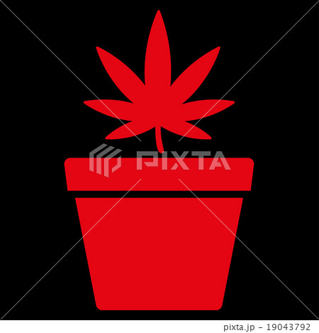 Cannabis Pot Icon Cannabis Pot Icon 19043792