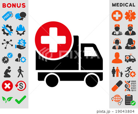 Medical Delivery Icon Medical Delivery Icon 19043804