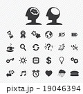Brain icon set. illustration eps10 19046394