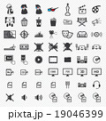 Movie icons set. illustration eps10 19046399