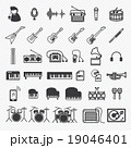 Music Icons set 1. illustration eps10 19046401