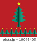 Cristmas tree paper cutting design in vector 19046405