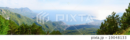 Top view of the Budva Riviera 19048133