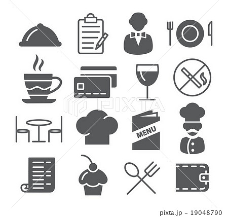 Restaurant Icons Set Restaurant Icons Set 19048790