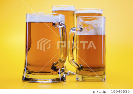 Beer glass, bright vibrant alcohol theme Beer glass, bright vibrant alcohol theme 19049659