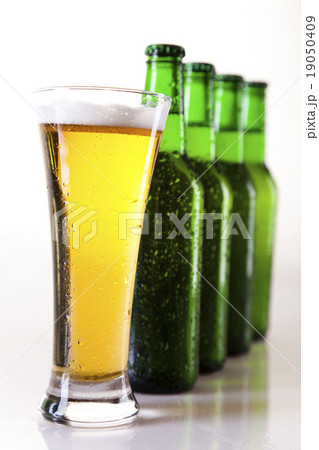 Still life with beer, bright vibrant alcohol theme 19050409