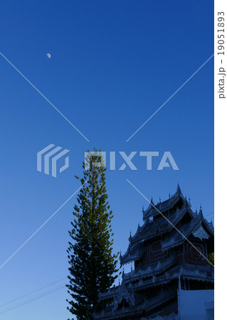 buddhist building temple in the evening buddhist building temple in the evening 19051893