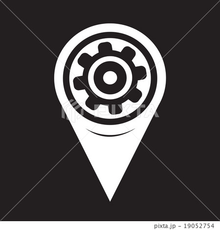 Map Pointer Gear icon 19052754