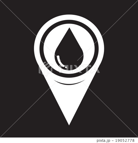Map Pointer Water Drop Icon Map Pointer Water Drop Icon 19052778
