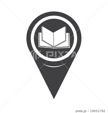 Map Pointer Book Icon 19052792