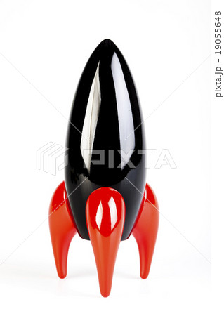 Black Rocket on white background Black Rocket on white background 19055648
