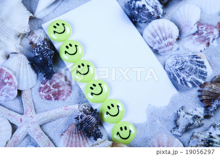 Summer Beach Background, vivid colorful atmosphere Summer Beach Background, vivid colorful atmosphere 19056297