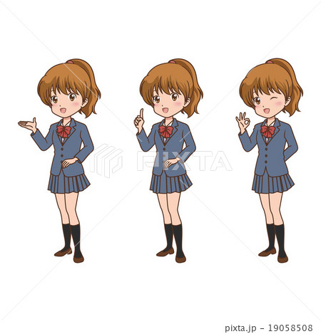 女の子　バリエーション 19058508