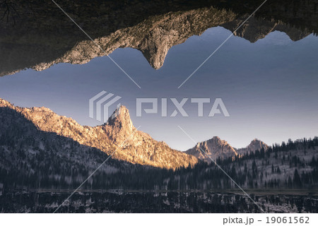 Landscape in the Sierra Nevada, double exposed 19061562