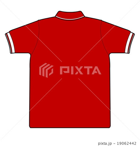 back side of polo shirt vector back side of polo shirt vector 19062442