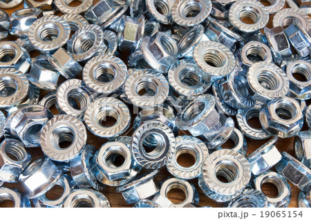 nut aluminium Hexagon with washer 19065154