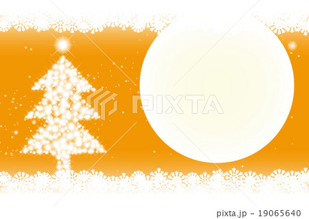 背景素材壁紙 メリークリスマス 招待状 メッセージカード ツリー 樅の木 デコレーション 装飾 飾りのイラスト素材 19065640 Pixta