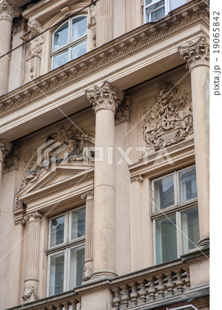 architectural elements windows, columns of Lviv 19065842