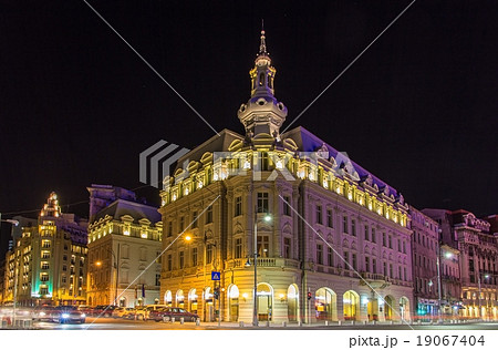 Buildings in Bucharest city center - Romania 19067404