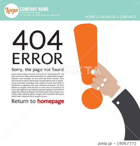 Page Not Found Error 404. 19067772