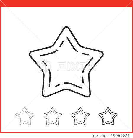 Christmas star icon 19069021