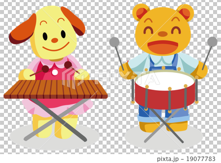 演奏会・動物キャラクター 19077783