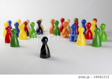 Conceptual game pawns. 19082223