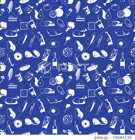 Icons used in supermarket white seamless Icons used in supermarket white seamless 19084130