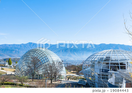 【山梨県】笛吹川フルーツ公園と朝霧の甲府盆地 【山梨県】笛吹川フルーツ公園と朝霧の甲府盆地 19084443