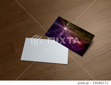 Starry night with red cloudy sky wood 19086271