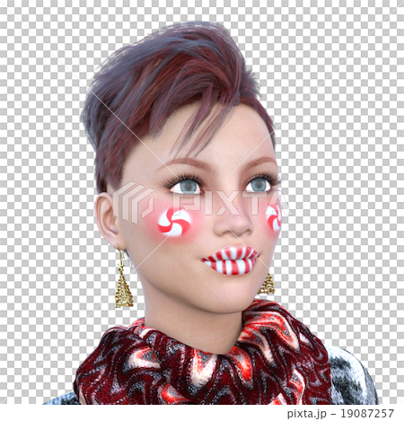 若い女性 19087257